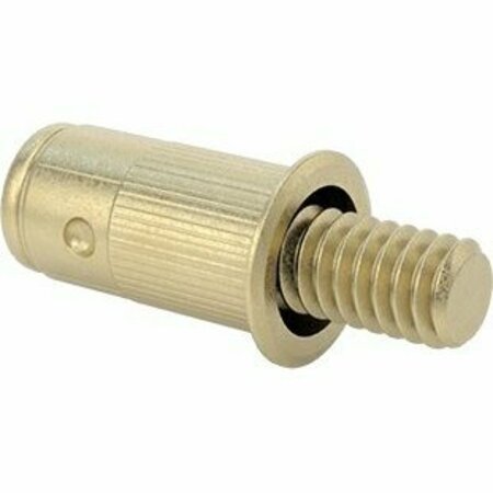 BSC PREFERRED Rivet Studs 1/4-20 Thread for 0.165-0.26 Material Thickness, 10PK 98075A147